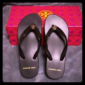 Tory Burch Cutout Wedge Flip flop